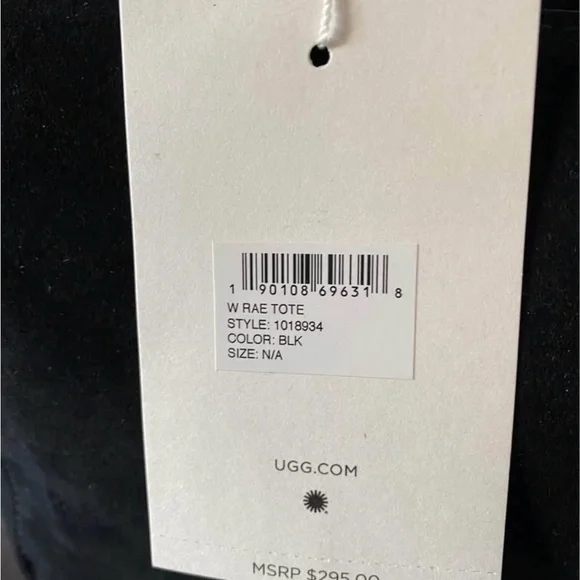 UGG Elegant Black Tote - Picture 2 of 5